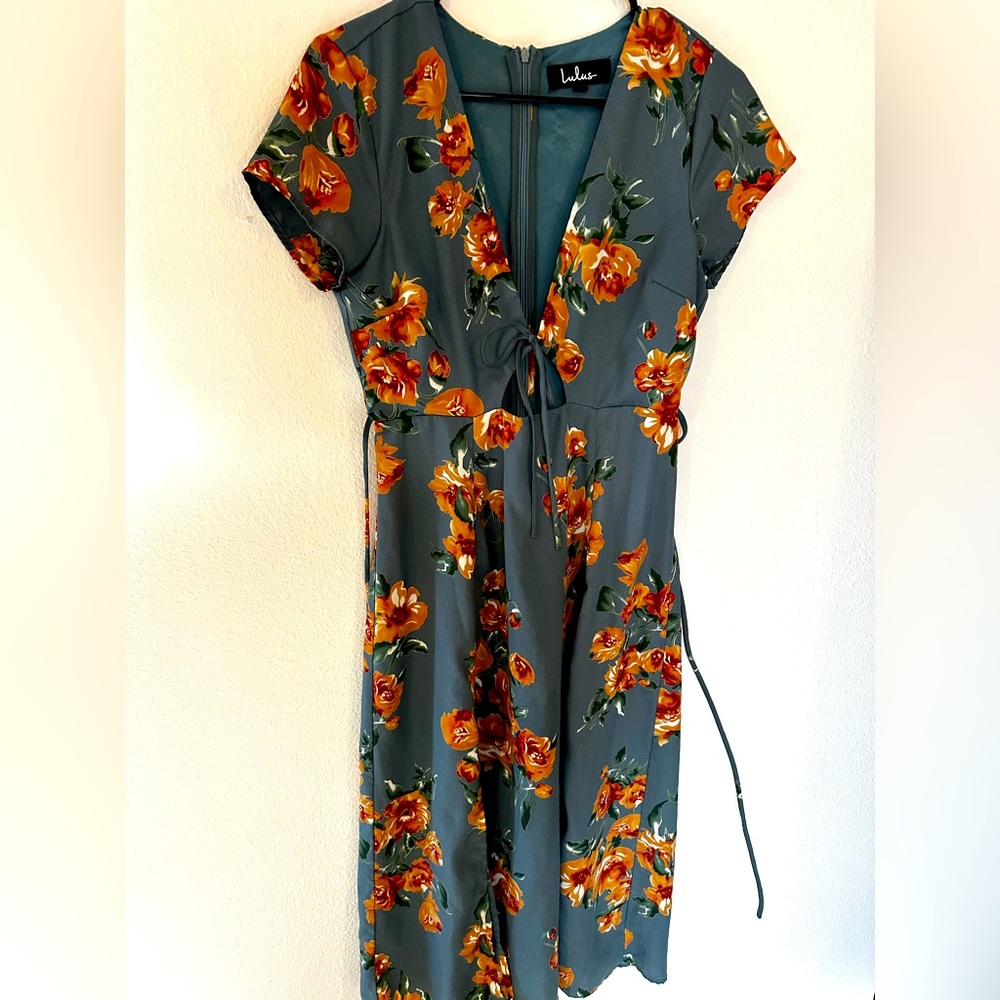 Lulus medium floral mid length dress